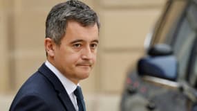 Le ministre de l'Intérieur Gérald Darmanin à la sortie de l'Elysée, le 15 décembre 2021 à Paris