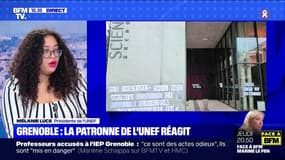 Grenoble: la présidente de l'UNEF affirme qu'afficher les noms d'enseignants n'est "en aucun cas une méthode appropriée"