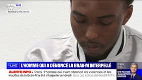 L'homme qui avait dénoncé les insultes de la Brav-M a été interpellé à Paris