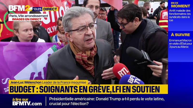 Jean-Luc Mélenchon dénonce l'idée de suppression d'un jour de carence des fonctionnaires