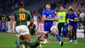 Ntamack lors de France-Afrique du Sud au Vélodrome, le 12 novembre 2022