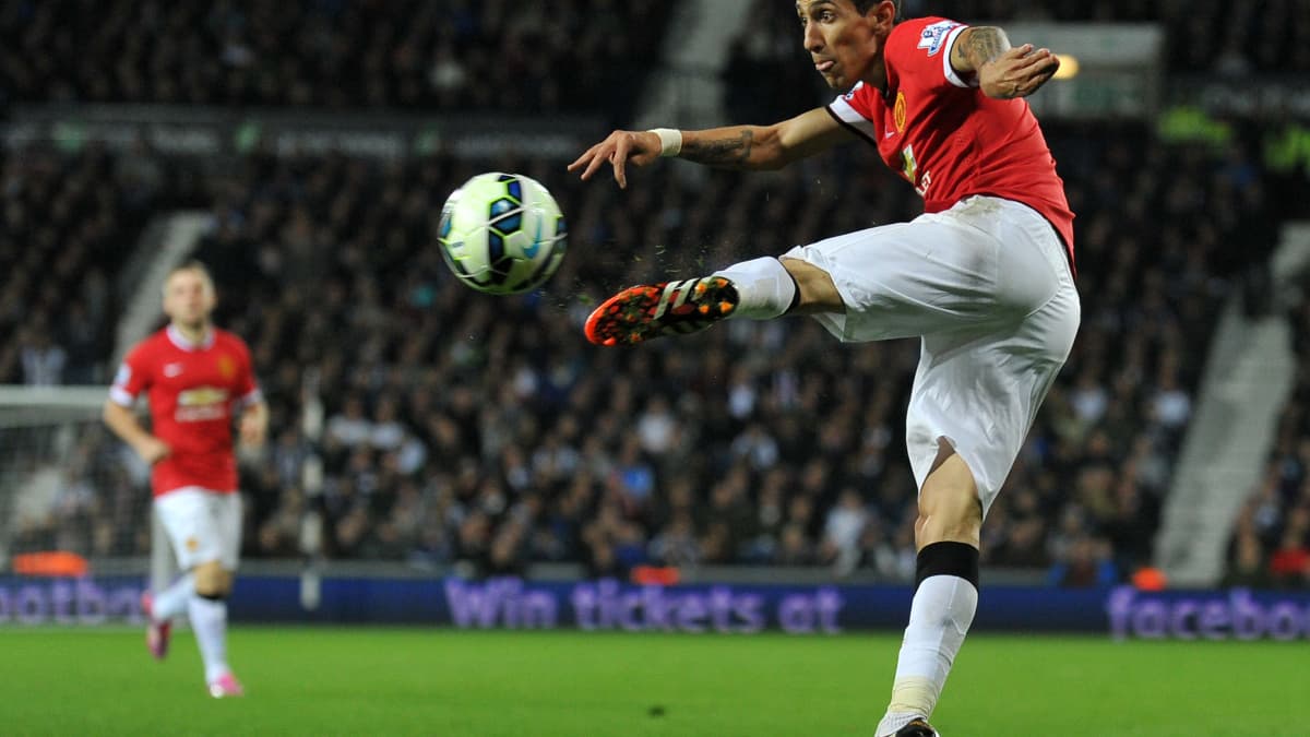 Angel Di Maria sous le maillot de Manchester United en 2014 Angel Di Maria sous le maillot de Manchester United en 2014