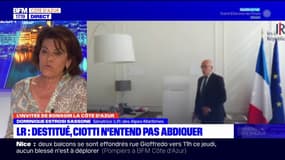 LR: pour la sénatrice Dominique Estrosi Sassone, les actions de Ciotti font "beaucoup de mal" au parti