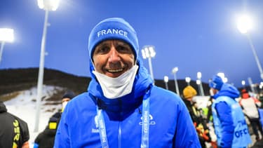 Stéphane Bouthiaux, le patron di biathlon français, en 2022.