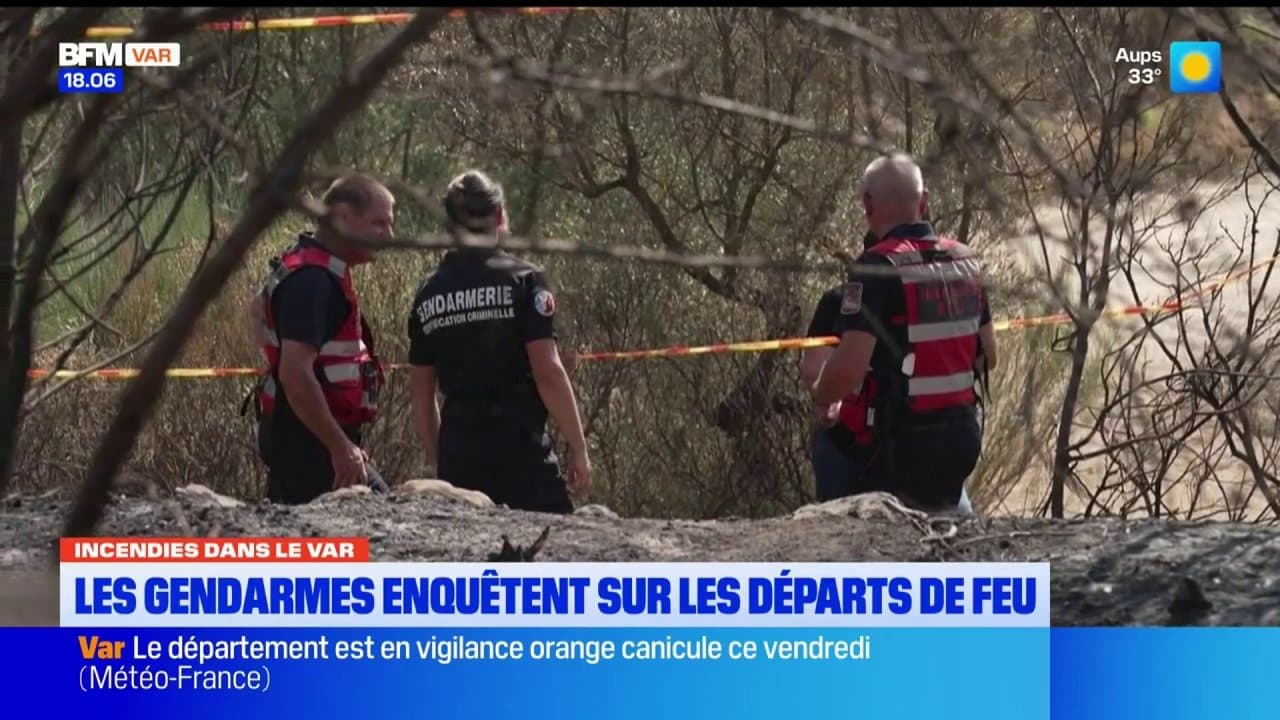 Incendies dans le Var : suivez les gendarmes qui enquêtent sur les départs de feu