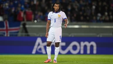 Jules Koundé lors du match Islande-France (2-2, qualifs Coupe du monde 2026), le 13 octobre 2025