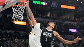 Victor Wembanyama face à Anthony Davis
