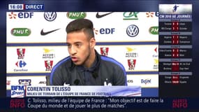 Equipe de France - Corentin Tolisso : "Je préfère jouer à deux au milieu de terrain"