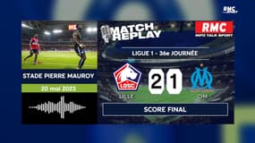 Lille 2-1 OM : Marseille perd plus qu'un match, le goal replay de RMC