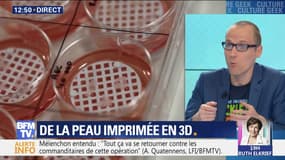 De la peau imprimée en 3D