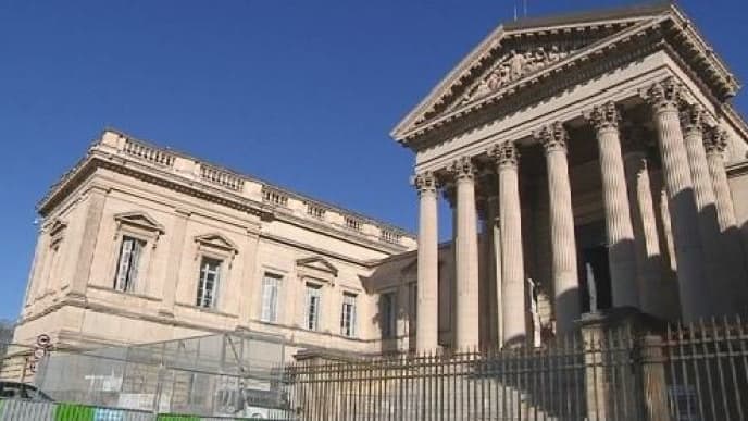 Le tribunal de Montpellier où se déroule le procès de Bernadette Colin.