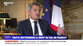 Gérald Darmanin: "Je pense que l'élection présidentielle tranchera" la question du droit du sol