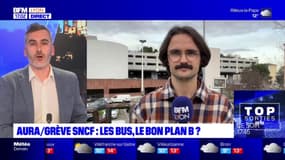 Grève SNCF en Auvergne-Rhône-Alpes: les bus, le bon plan B? 