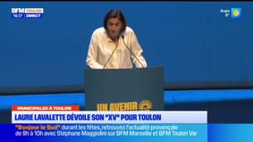 Municipales 2026 à Toulon: Laure Lavalette, députée RN, présente lors d'un meeting les 15 premiers profils figurants sur sa liste