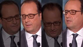 François Hollande lors de sa 6e conférence de presse à l'Elysée lundi 7 septembre