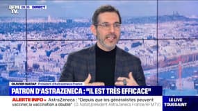 Variants sud-africains et brésiliens: AstraZeneca travaille sur un "vaccin de 2e génération", déclare Olivier Nataf