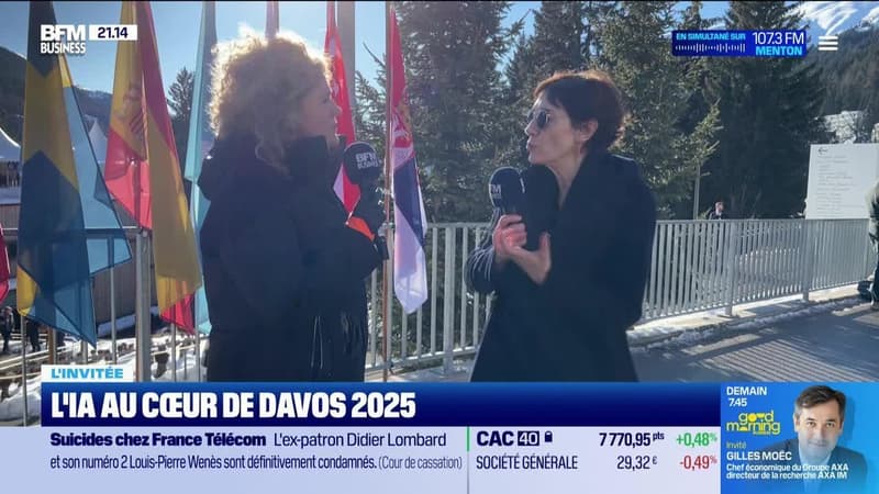 Anne Bouverot (comité interministériel de l'IA) : L'IA au coeur de Davos 2025 - 21/01