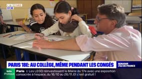 Les vacances apprenantes testées dans un collège du 18e arrondissement de Paris 