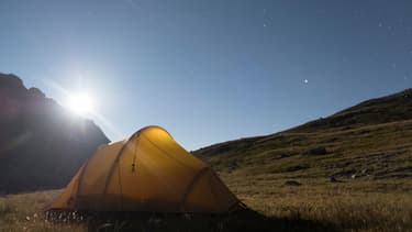Bivouac dans les Alpes