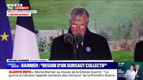 11-Novembre: "La Première Guerre mondiale paraît loin même si la guerre en Ukraine nous rappelle certaines de ces horreurs", affirme Michel Barnier