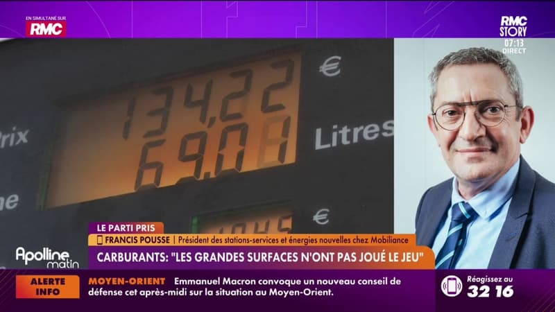 Carburants : “Les grandes surfaces n'ont pas joué le jeu”