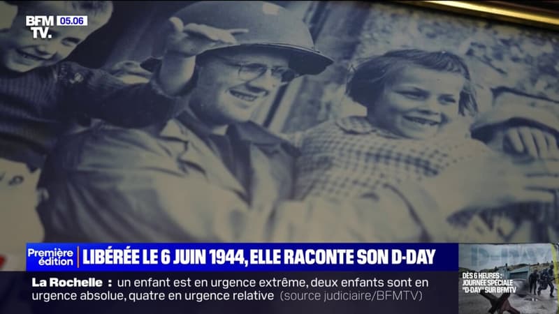 Georgette avait 7 ans le jour du Débarquement: elle raconte comment un soldat américain l'a prise dans ses bras, il y a 80 ans