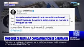 Orne: Darmanin condamne les injures contre la mosquée de Flers