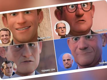 Photos transformées avec l'application ToonMe