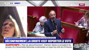 Constance Le Grip: "Nous avons demandé le report du vote car nous souhaitons avoir le temps de la réflexion"