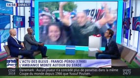 Les supporters français sont bouillants avant la rencontre ! 