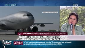 "C'est un honneur!": Commandant Geneviève, pilote sur un avion CASA, raconte les préparatifs du 14 juillet