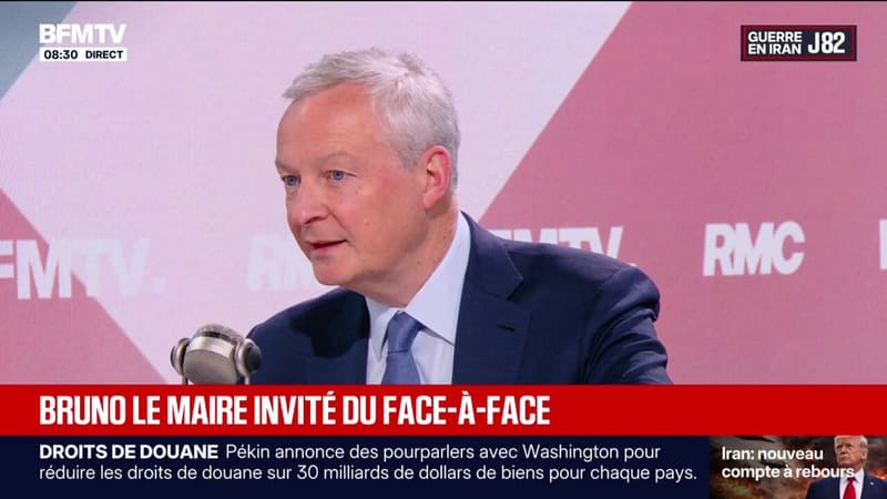 Bruno Le Maire: "On est face à un risque de choc économique et financier majeur dans les mois qui viennent"
