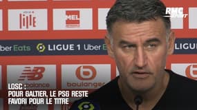 Losc : Pour Galtier, le PSG reste favori pour le titre 
