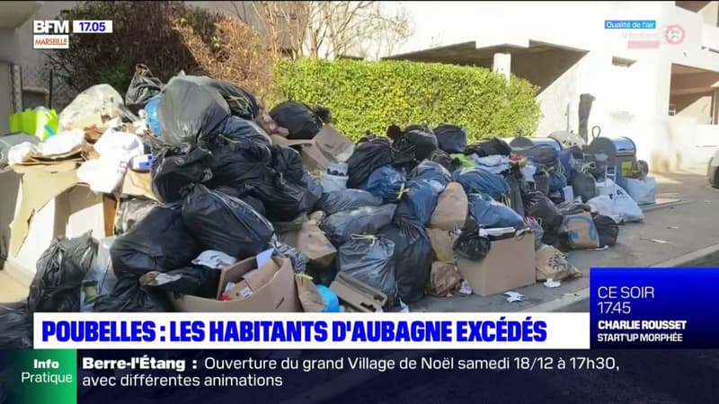Avec la grève des éboueurs, les habitants d'Aubagne (Bouches-du-Rhône) excédés par les déchets 