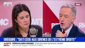 Municipales à Paris: Rachida Dati "à bien des égards, cède aux sirènes de l'extrême droite", assure Emmanuel Grégoire, candidat de la gauche unie