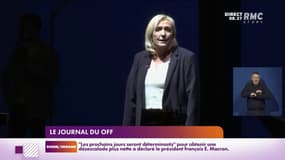 "Le journal du off" : Marine Le Pen se la joue Madame tout le monde