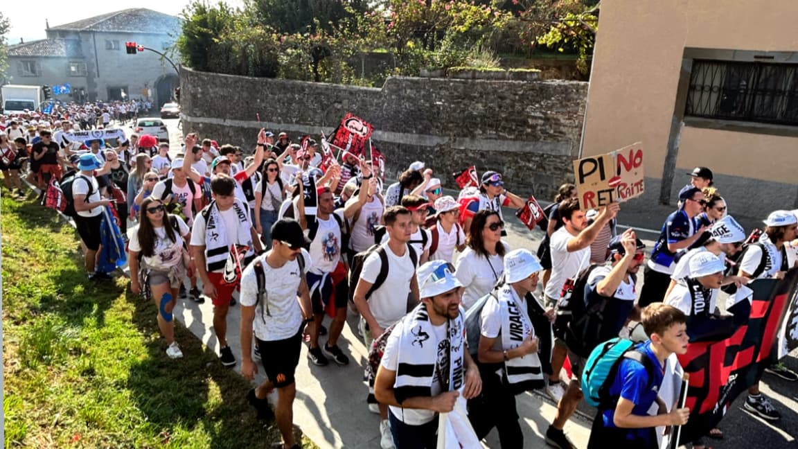 Les fans de Thibaut Pinot au Tour de Lombardie 