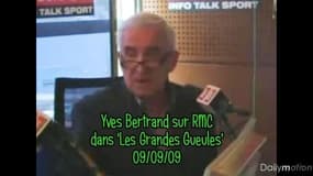 L'ancien Directeur central des Renseignements généraux, Yves Bertrand, sur RMC.