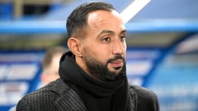 Medhi Benatia à la Meinau pour le match de l'OM, 25 novembre 2023