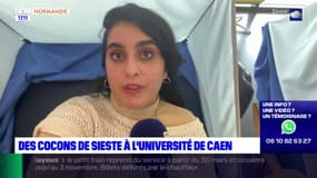Caen: des cocons de sieste à l'université