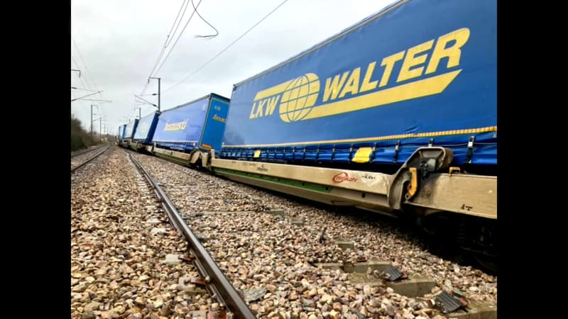 Le train a déraillé ce dimanche 11 janvier vers Carentan.