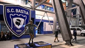 Le stade Armand Cesari de Bastia, le 05/02/2024