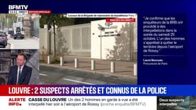 Les bijoux volés au Louvre n'ont pas été retrouvés avec les deux suspects placés en garde à vue