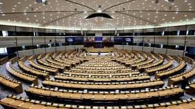 Le Parlement européen, le 26 avril 2021 à Bruxelles.