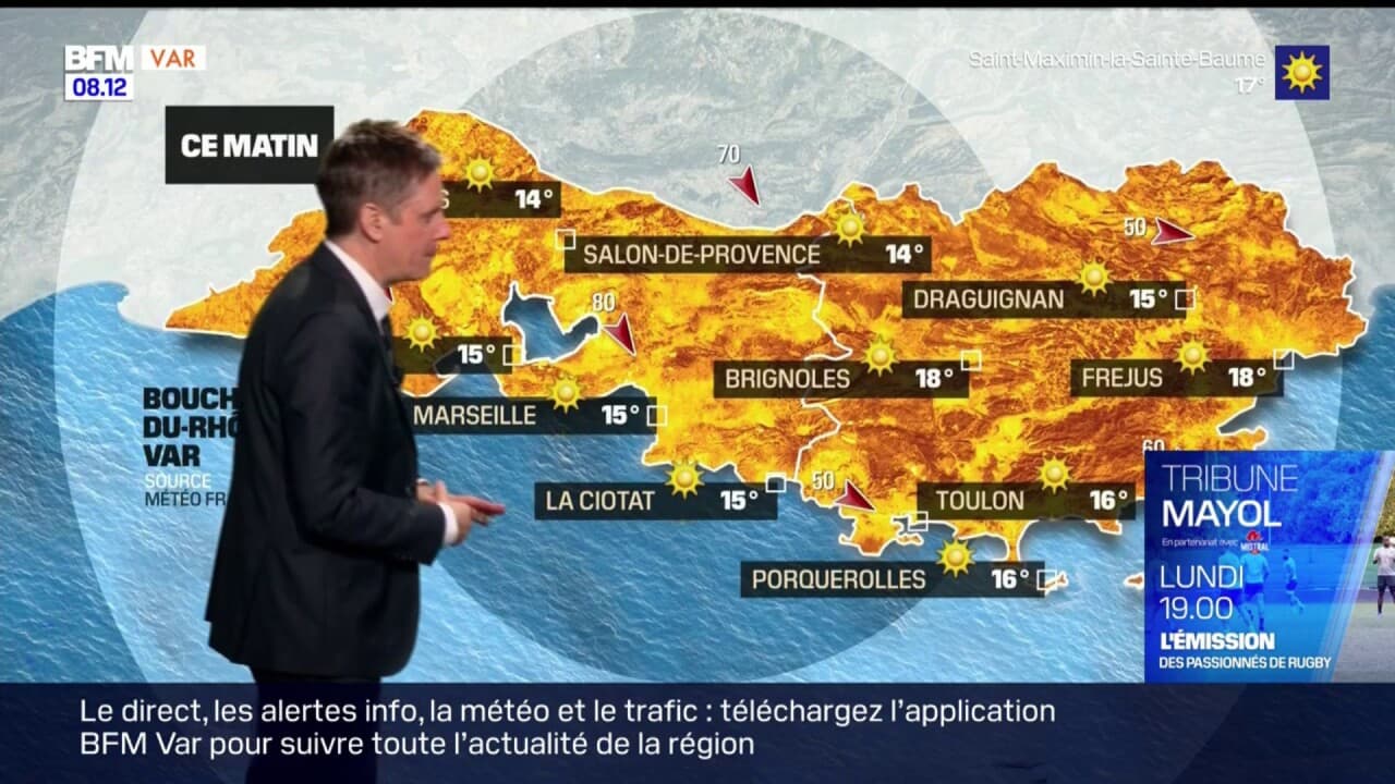Météo Var: grand soleil ce samedi avec 26°C à Toulon