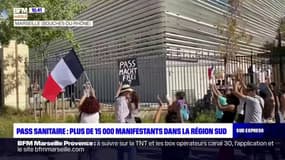 Pass sanitaire: plus de 15.000 manifestants dans la région Sud