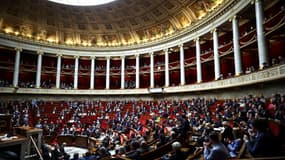 Séance à l'Assemblée nationale, le 1er avril 2025 à Paris