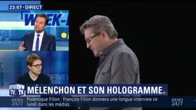 L’hologramme de Jean-Luc Mélenchon enthousiasme ses soutiens