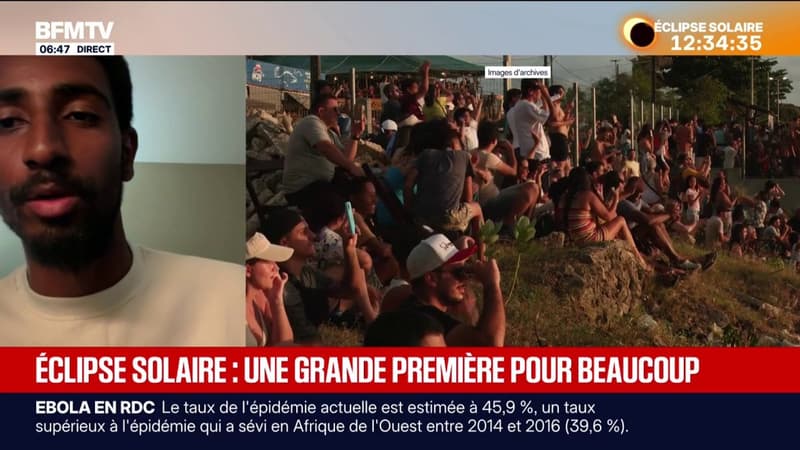 Éclipse solaire: Allan Petre, ingénieur spatial, indique qu'un évènement tel que celui-ci peut susciter des vocations chez les plus jeunes