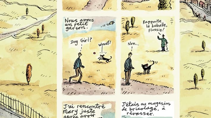 Une planche de la BD "Dragman" Une planche de la BD "Dragman"